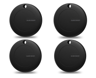 Lokalizator i komunikator Silver Monkey TAG iOS Black Silicone 4 szt.